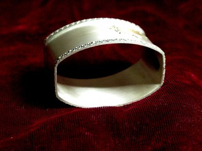 Винтажное серебряное салфетное кольцо